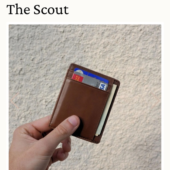 Andar The Scout Brown Leather Card Holder - Picture 8 of 10